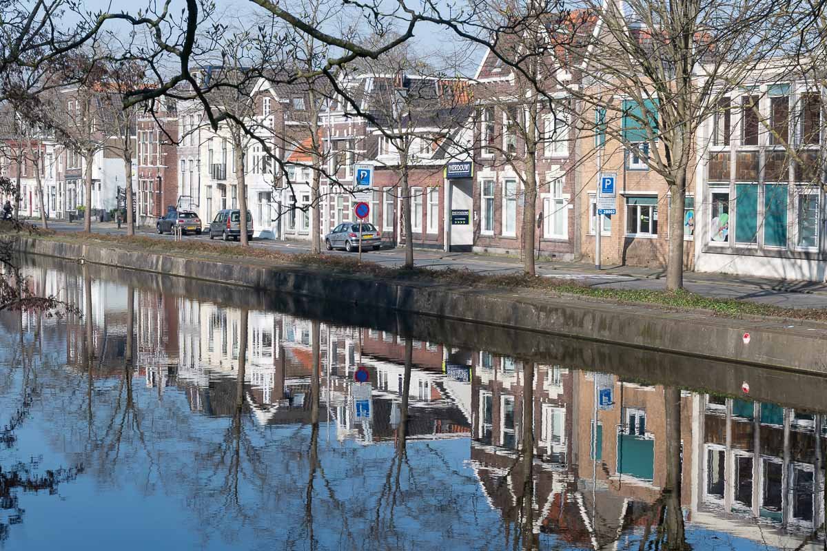 Housesit Europe_5 Residential Neighborhood on a canal with reflection.